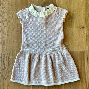 Janie and Jack Ivory Textured Formal Dress